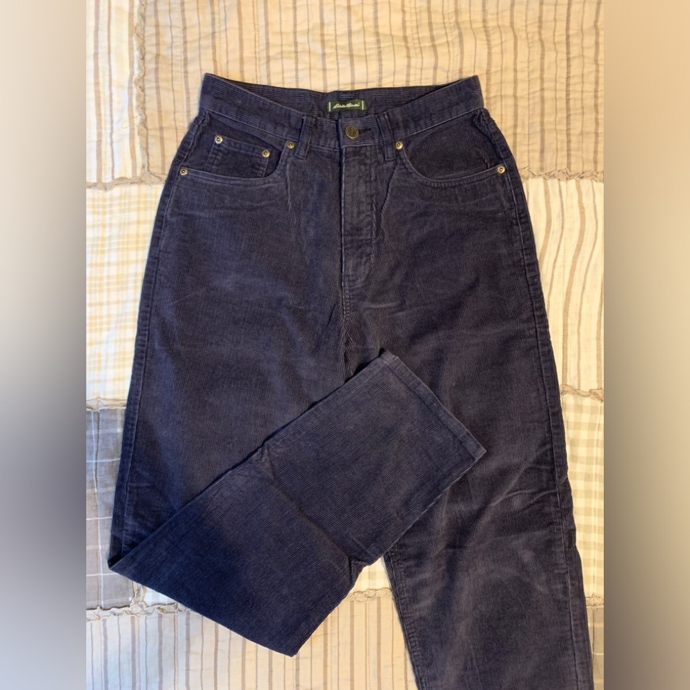 Eddie Bauer Corduroy Trouser Pant Taper Leg Relaxed Fit Straight Leg NWOT